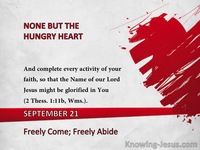 Freely Come; Freely Abide